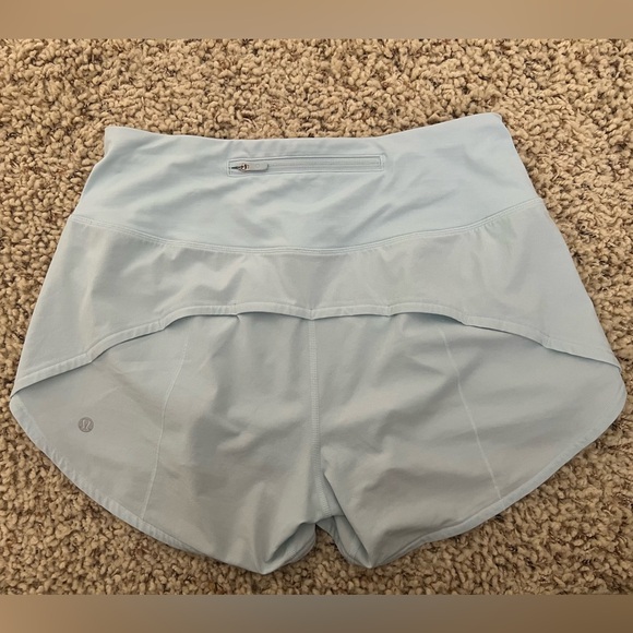 Lululemon Athletica Blue Athletic Shorts with Dolphin Hem - Picture 3 of 3